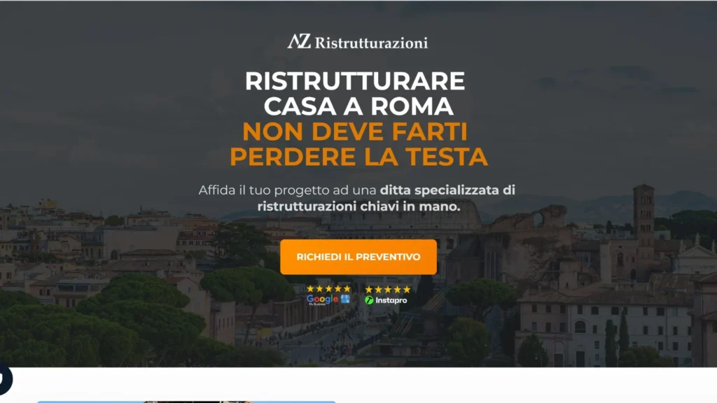 Esempio di Landing Page sviluppata da BeAve Studio (8)